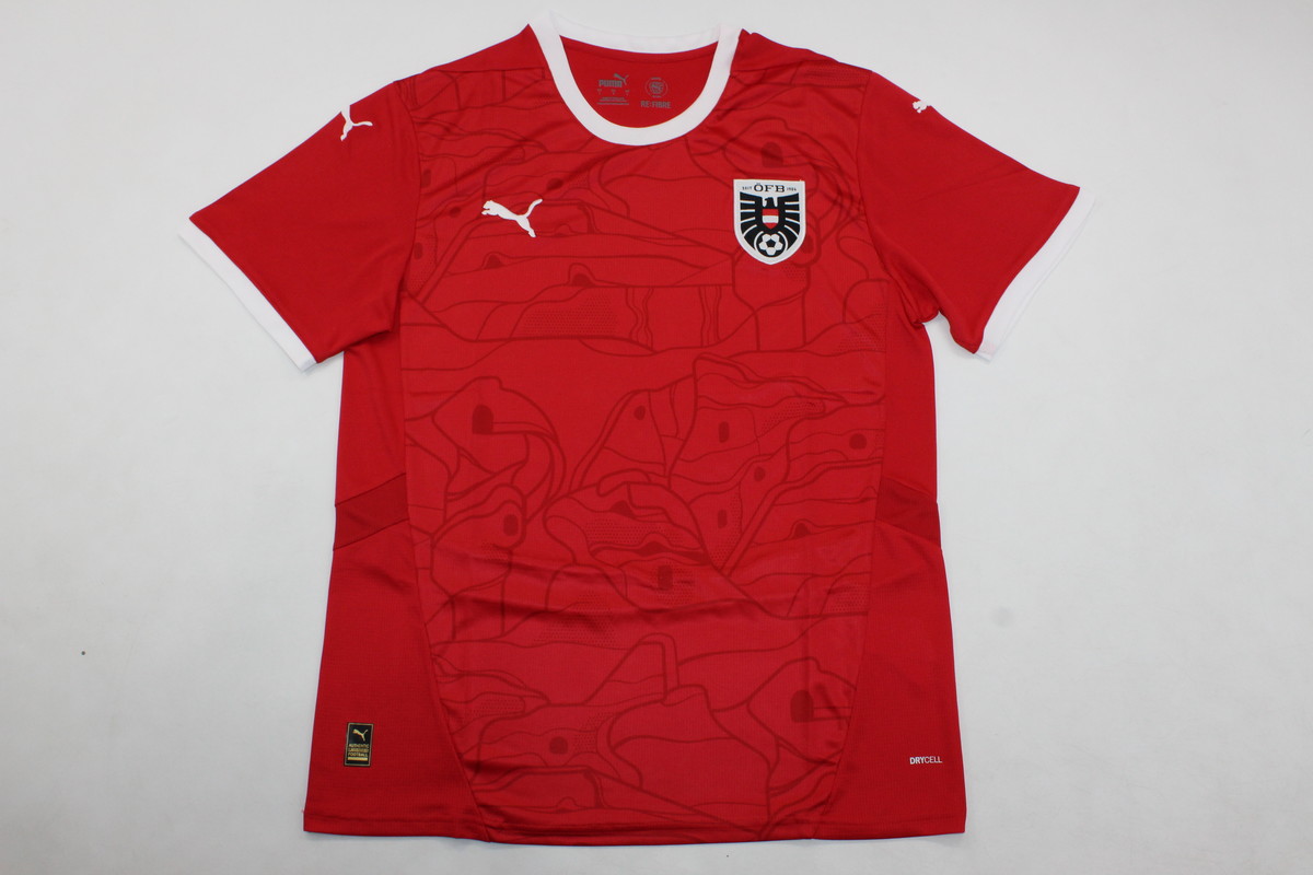 AAA Quality Austria 2024 Euro Home Soccer Jersey